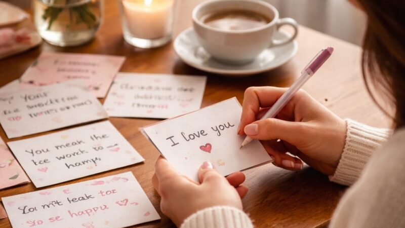 Comment exprimer votre amour à travers des mots intimes ?